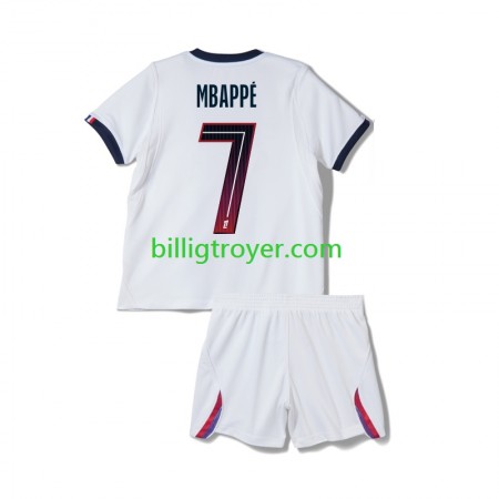 Billige Fotballdrakter Paris Saint-Germain Kylian Mbappé 7 Barn Bortedraktsett 2026/27 Kortermet Billige Fotballdrakter Paris Saint-Germain Kylian Mbappé 7 Barn Bortedraktsett 2026/27 Kortermet